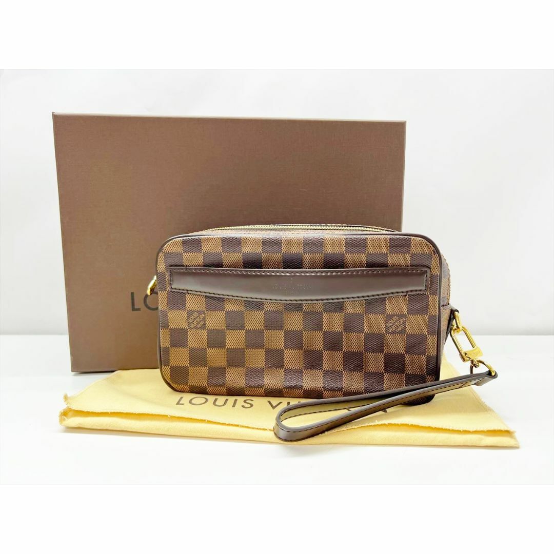 LOUIS VUITTON - 使用感なし　美品　ルイヴィトン　ダミエ　ポシェット　サンポール　セカンドバッグ
