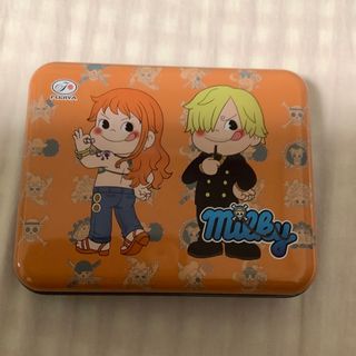 ワンピース(ONE PIECE)の不二家ミルキー　ワンピース缶　ナミ& サンジ(その他)