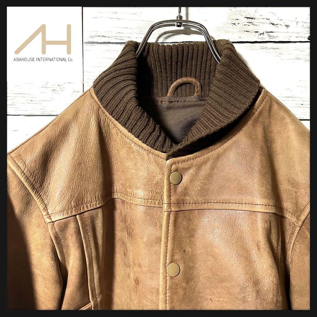 ABAHOUSE - 【希少商品】アバハウス レザージャケット ブラウン ABAHOUSE - 【希少商品】アバハウス レザージャケット ブラウン