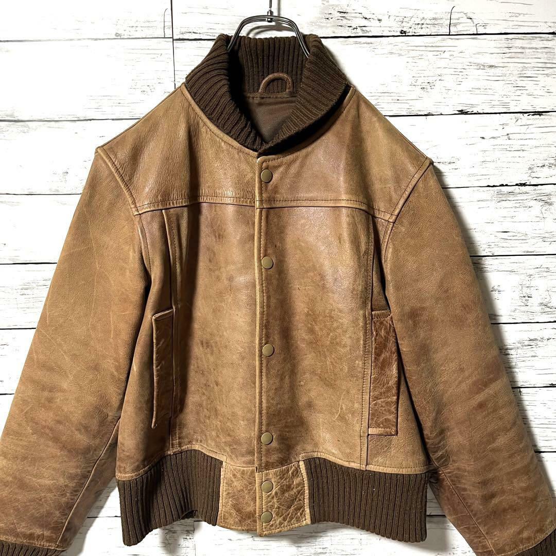 ABAHOUSE - 【希少商品】アバハウス レザージャケット ブラウン ABAHOUSE - 【希少商品】アバハウス レザージャケット ブラウン