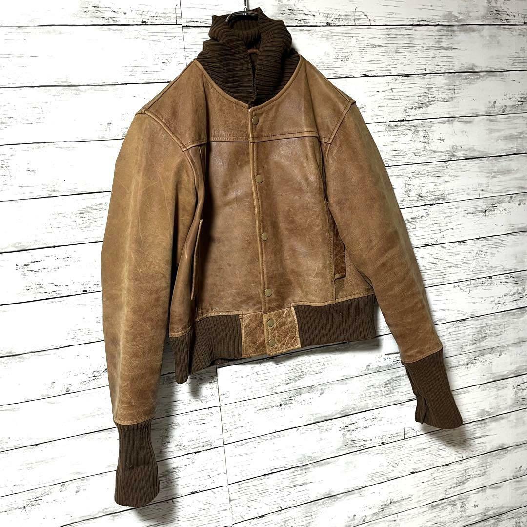 ABAHOUSE - 【希少商品】アバハウス レザージャケット ブラウン ABAHOUSE - 【希少商品】アバハウス レザージャケット ブラウン