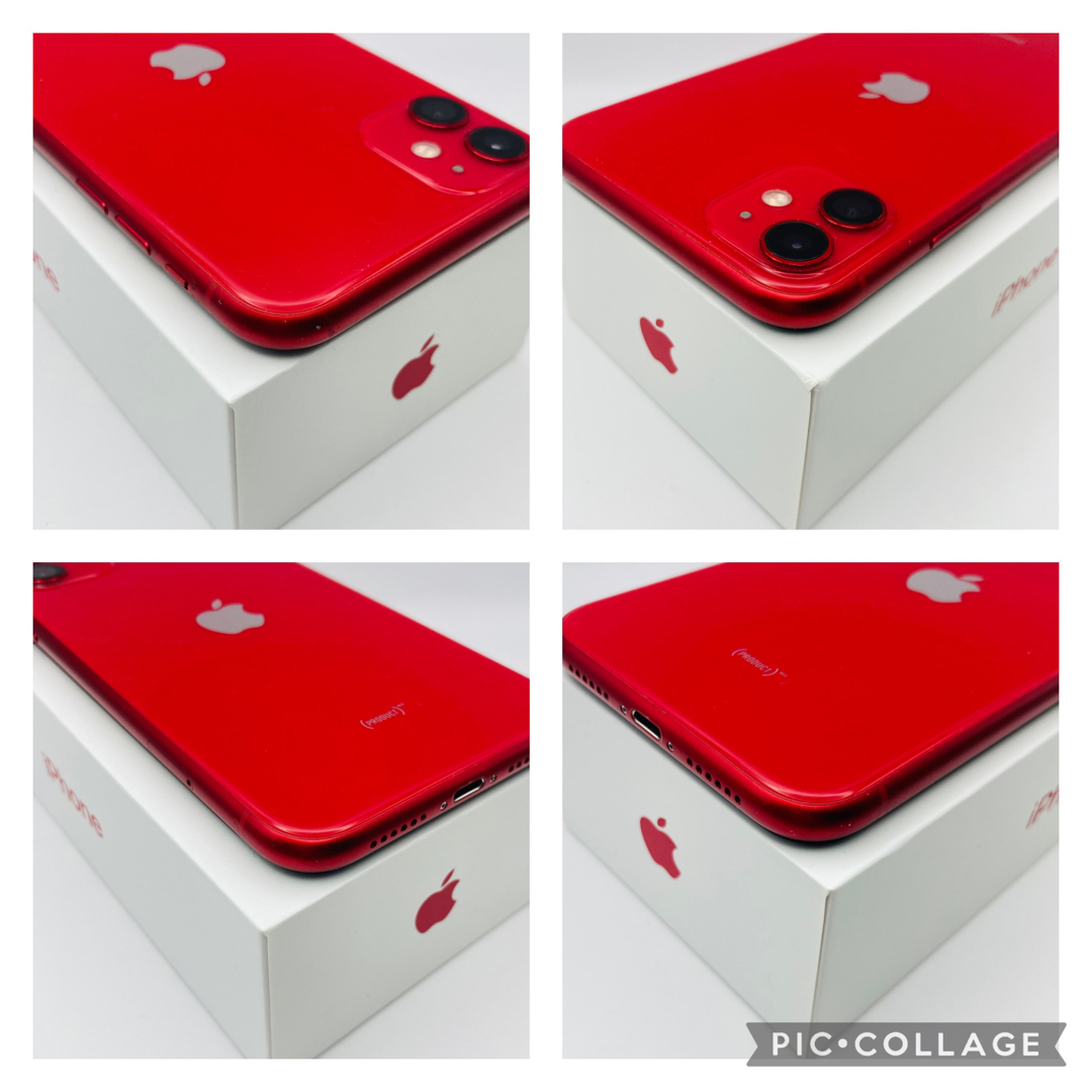 液晶新品》 iPhone11 レッド 128GB SIMフリー 大容量電池 液晶新品》 iPhone11 レッド 128GB SIMフリー 大容量電池