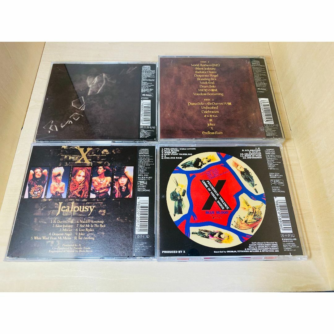 X JAPAN CD アルバム 4枚セット ベストアルバム,ライブアルバム X JAPAN CD アルバム 4枚セット ベストアルバム,ライブアルバム