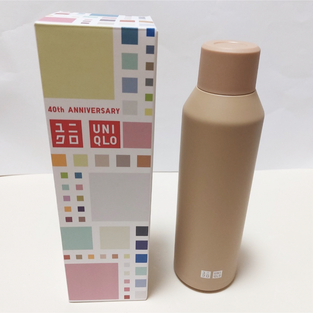 UNIQLO(ユニクロ)のユニクロ 40周年感謝祭 ノベルティ 炭酸対応ステンレスボトル 20番 インテリア/住まい/日用品のキッチン/食器(タンブラー)の商品写真