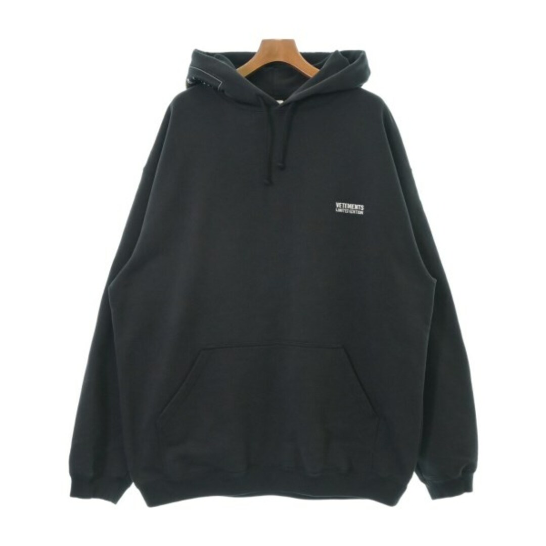 VETEMENTS - VETEMENTS ヴェトモン パーカー S 黒 【古着 VETEMENTS - VETEMENTS ヴェトモン パーカー S 黒 【古着