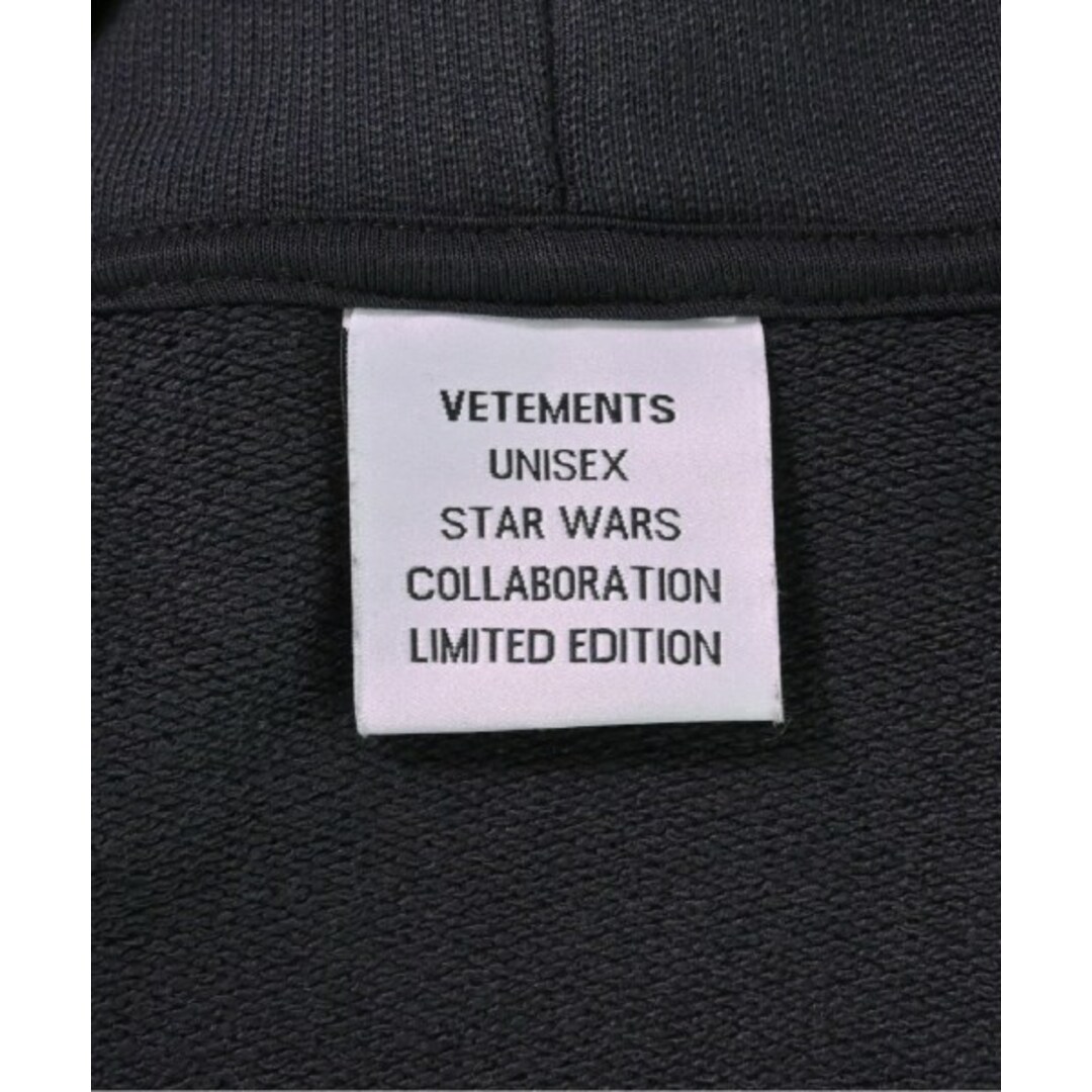 VETEMENTS - VETEMENTS ヴェトモン パーカー S 黒 【古着 VETEMENTS - VETEMENTS ヴェトモン パーカー S 黒 【古着