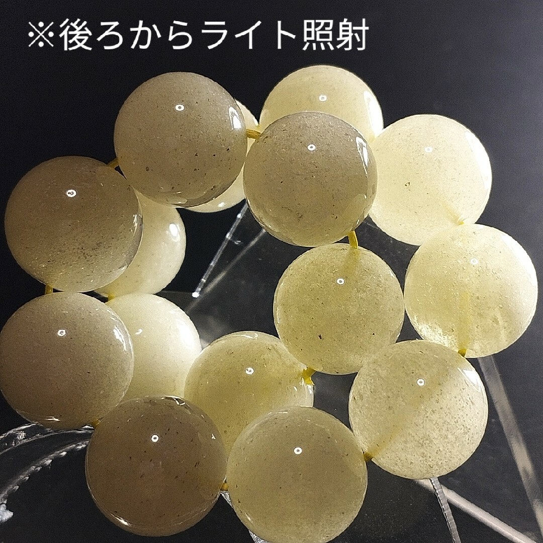 希少 大玉 リビアングラス 丸玉 14mm 17cm ブレスレット Libyan 希少 大玉 リビアングラス 丸玉 14mm 17cm ブレスレット Libyan