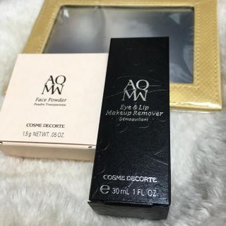 コスメデコルテ(COSME DECORTE)のフェイスパウダー11番とポイントリムーバーと鏡(フェイスパウダー)