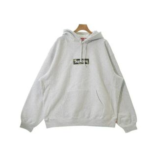 シュプリーム(Supreme)のSupreme シュプリーム パーカー XXL ライトグレー 【古着】【中古】(パーカー)