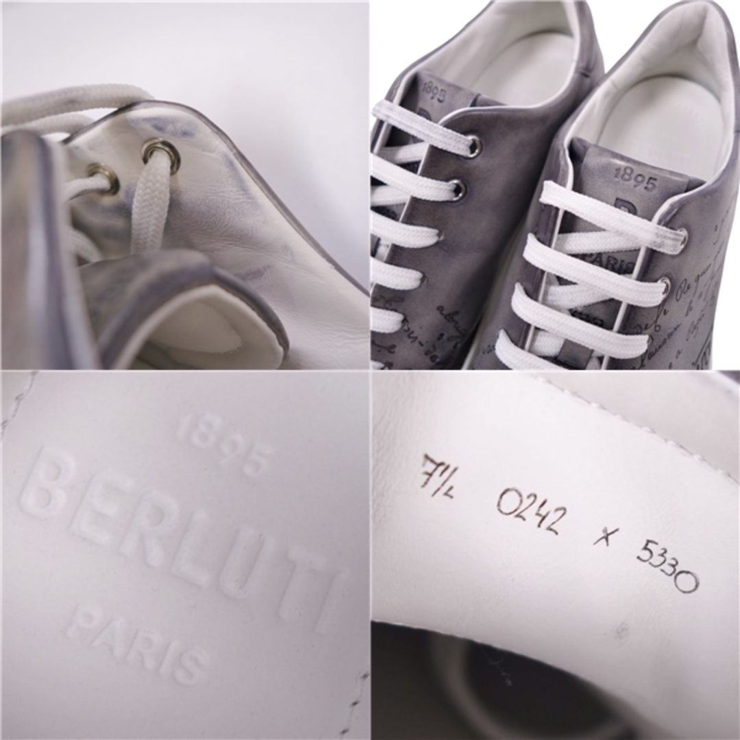 BERLUTI - 美品 ベルルッティ Berluti スニーカー カリグラフィ BERLUTI - 美品 ベルルッティ Berluti スニーカー カリグラフィ