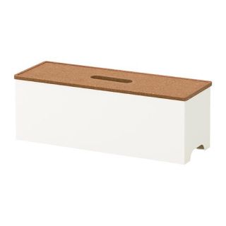 イケア(IKEA)の【IKEA】KVISSLEボックス, コルク, ホワイト(その他)