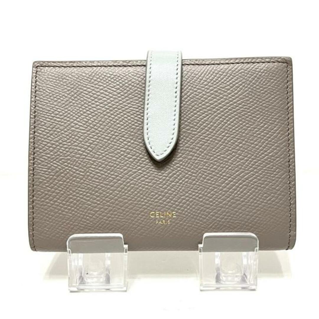 CELINE◇セリーヌ/2つ折り財布/グレー - 二つ折り財布(小銭入れ CELINE◇セリーヌ/2つ折り財布/グレー - 二つ折り財布(小銭入れ