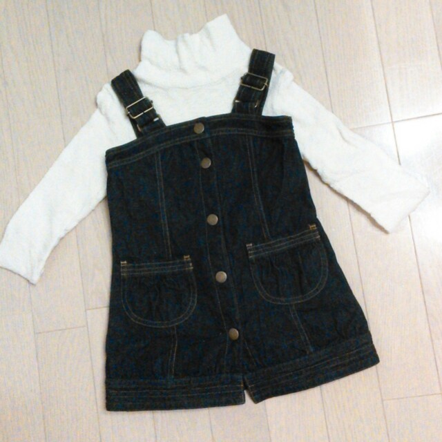 UNITED ARROWS(ユナイテッドアローズ)のGrin kids♡デニムワンピ キッズ/ベビー/マタニティのキッズ服女の子用(90cm~)(その他)の商品写真