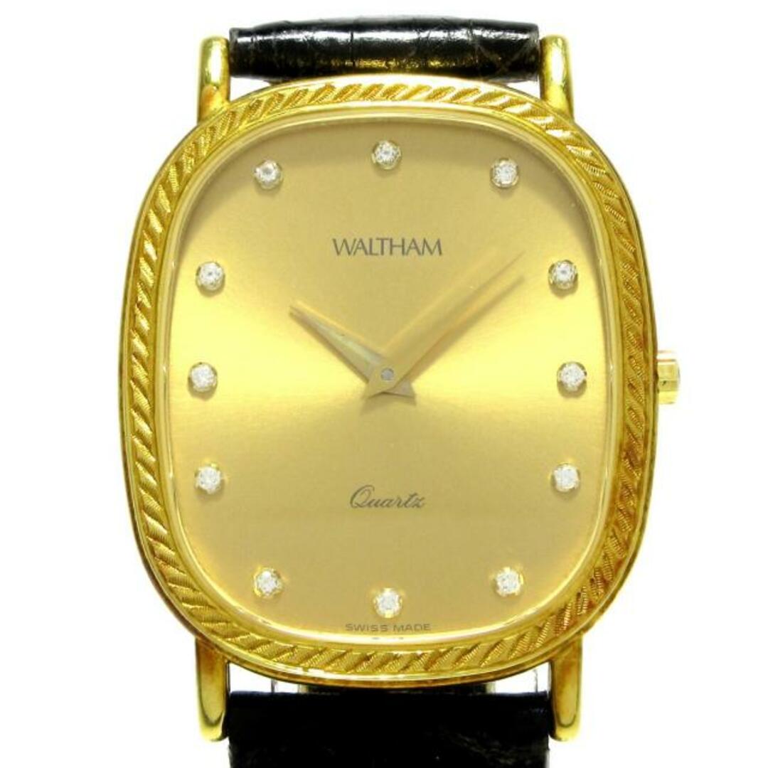 Waltham - WALTHAM(ウォルサム) 腕時計 レディース K18YG/12P Waltham - WALTHAM(ウォルサム) 腕時計 レディース K18YG/12P