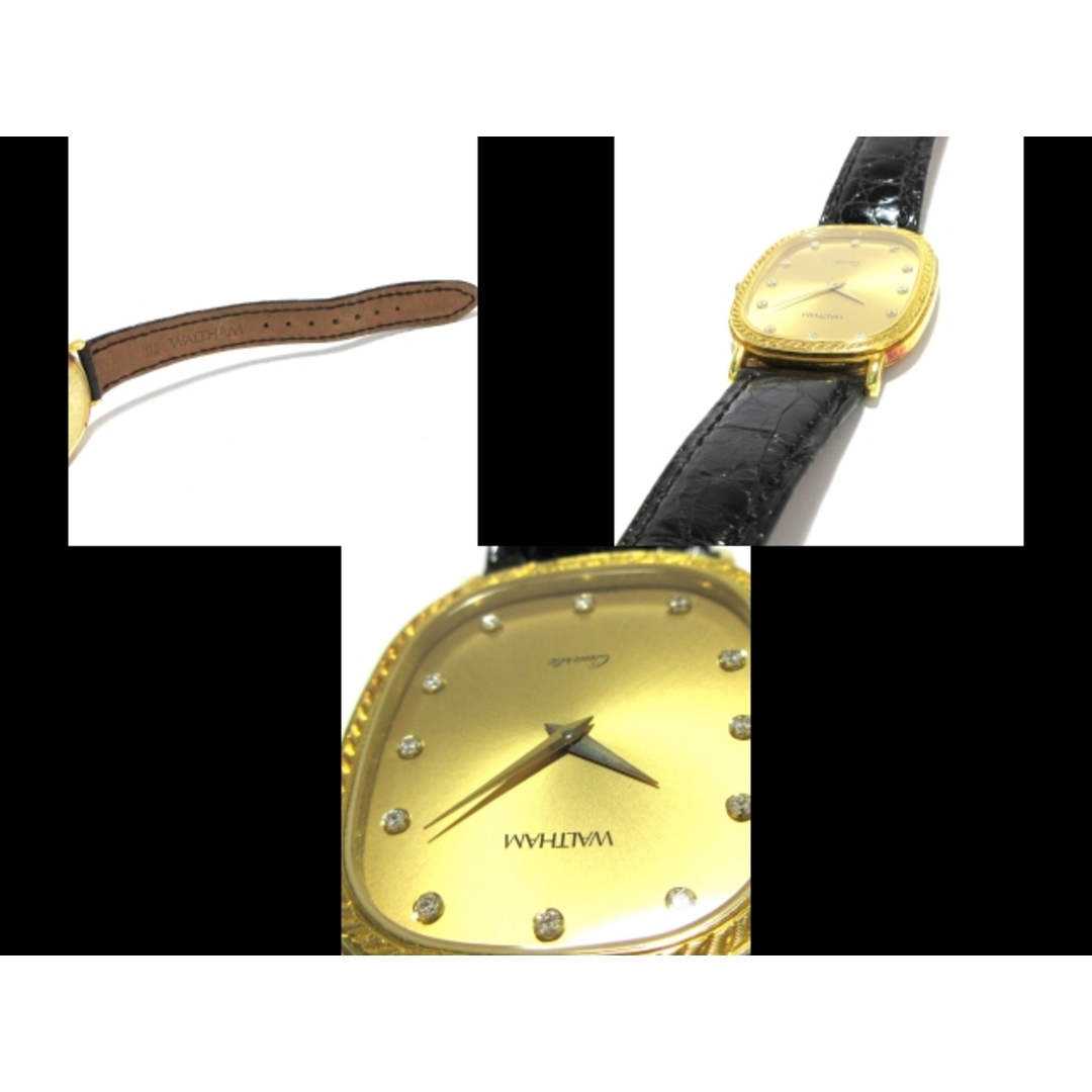 Waltham - WALTHAM(ウォルサム) 腕時計 レディース K18YG/12P Waltham - WALTHAM(ウォルサム) 腕時計 レディース K18YG/12P