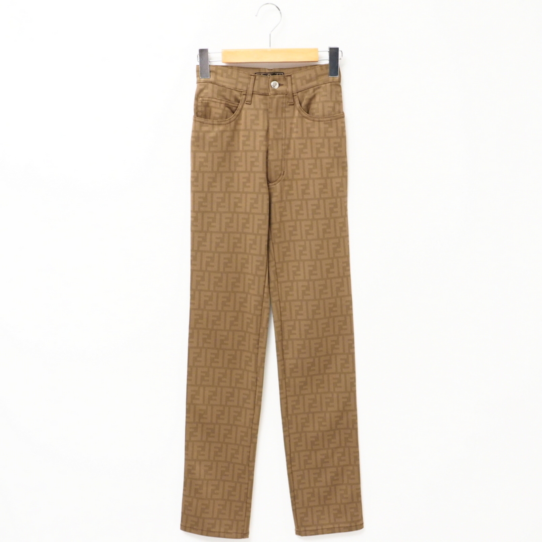 FENDI - ■美品■FENDI フェンディ ヴィンテージ パンツ サイズI41/D35/INCH27 ズッカ ストレッチパンツ スキニーパンツ  イタリア製 ブランド古着【中古】20240801/RA0561