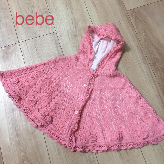 BeBe(ベベ)の新品♡bebe♡ポンチョ  キッズ/ベビー/マタニティのベビー服(~85cm)(ジャケット/コート)の商品写真