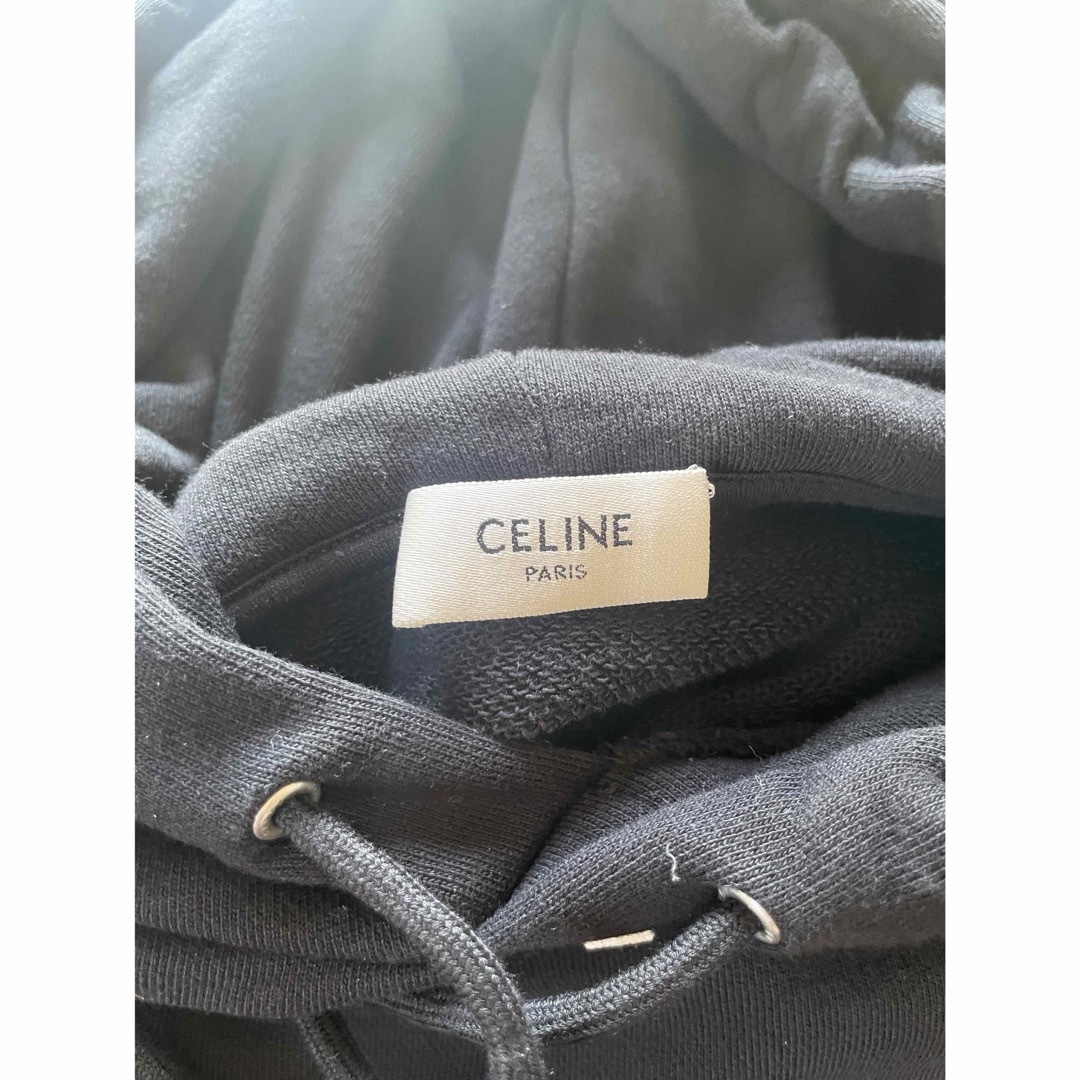 【CELINE】ルーズ フーディー コットンフリース★グレー★S CELINE ルーズ フーディー / コットンフリース ユニセックス