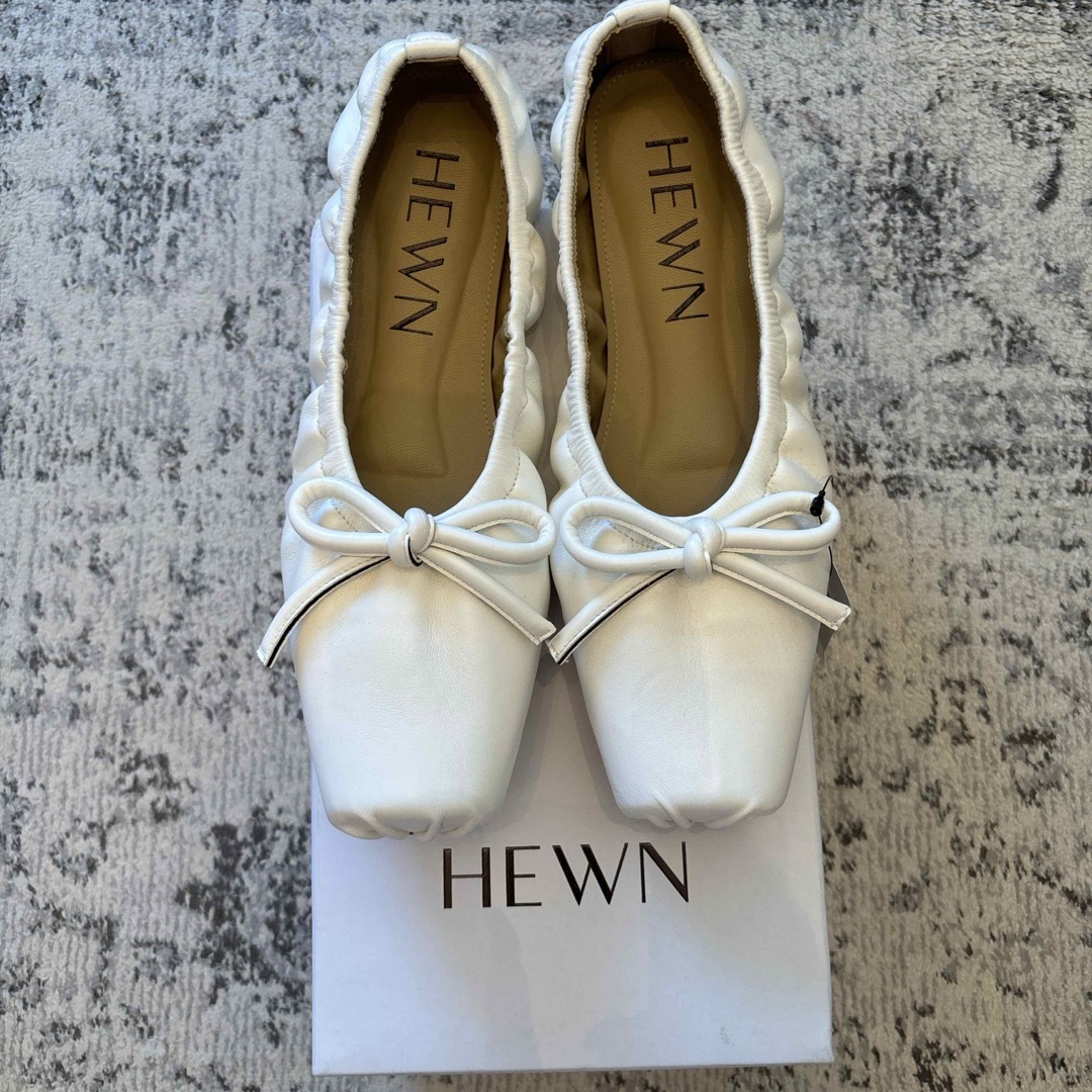 HEWN サイズ37 バレリーナパンプス HEWN サイズ37 バレリーナパンプス
