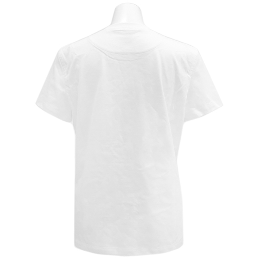 エルメス HERMES 半袖Tシャツ 刺繍 ポケット コットン ホワイト エルメス HERMES 半袖Tシャツ 刺繍 ポケット コットン ホワイト