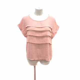 ミッシュマッシュ(MISCH MASCH)のMISCH MASCH ブラウス ティアード 半袖 38 ピンク /YK(シャツ/ブラウス(半袖/袖なし))