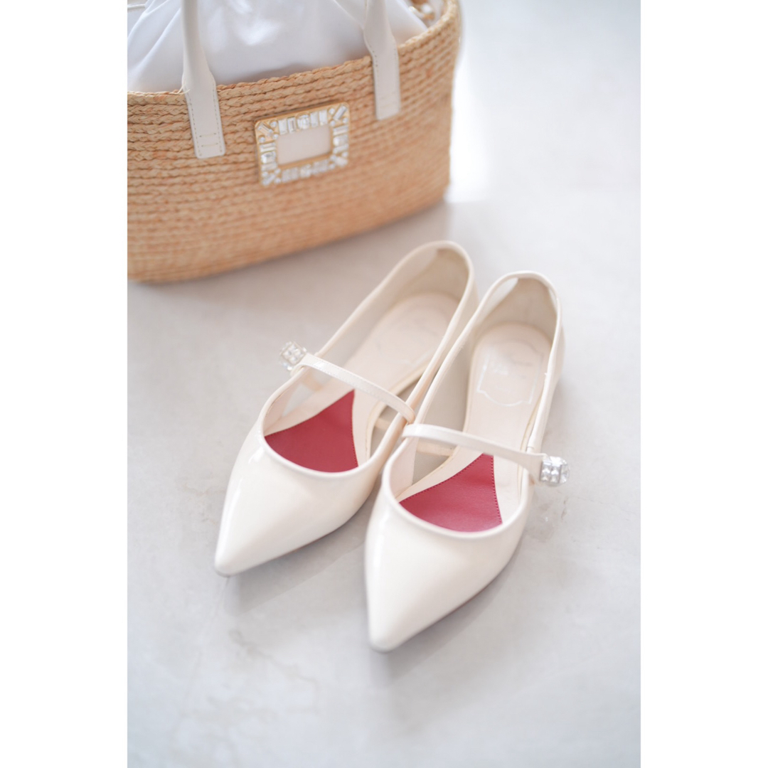 ROGER VIVIER ロジェヴィヴィエ メリージェーン フラット パンプス ROGER VIVIER ロジェヴィヴィエ メリージェーン フラット パンプス