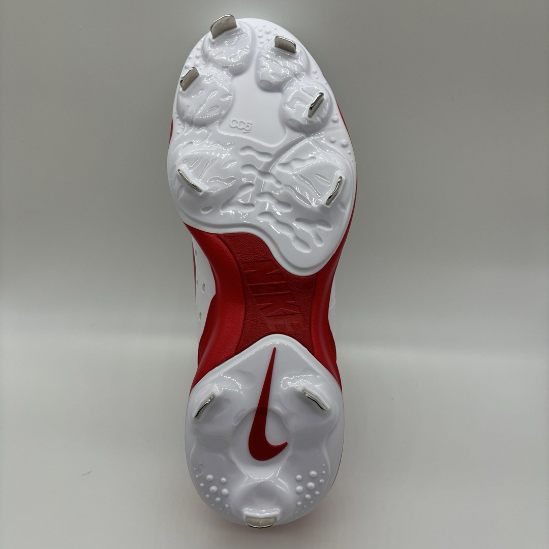 NIKE - NIKE 野球 スパイク 金具 ホワイト レッド 白 27 NIKE - NIKE 野球 スパイク 金具 ホワイト レッド 白 27