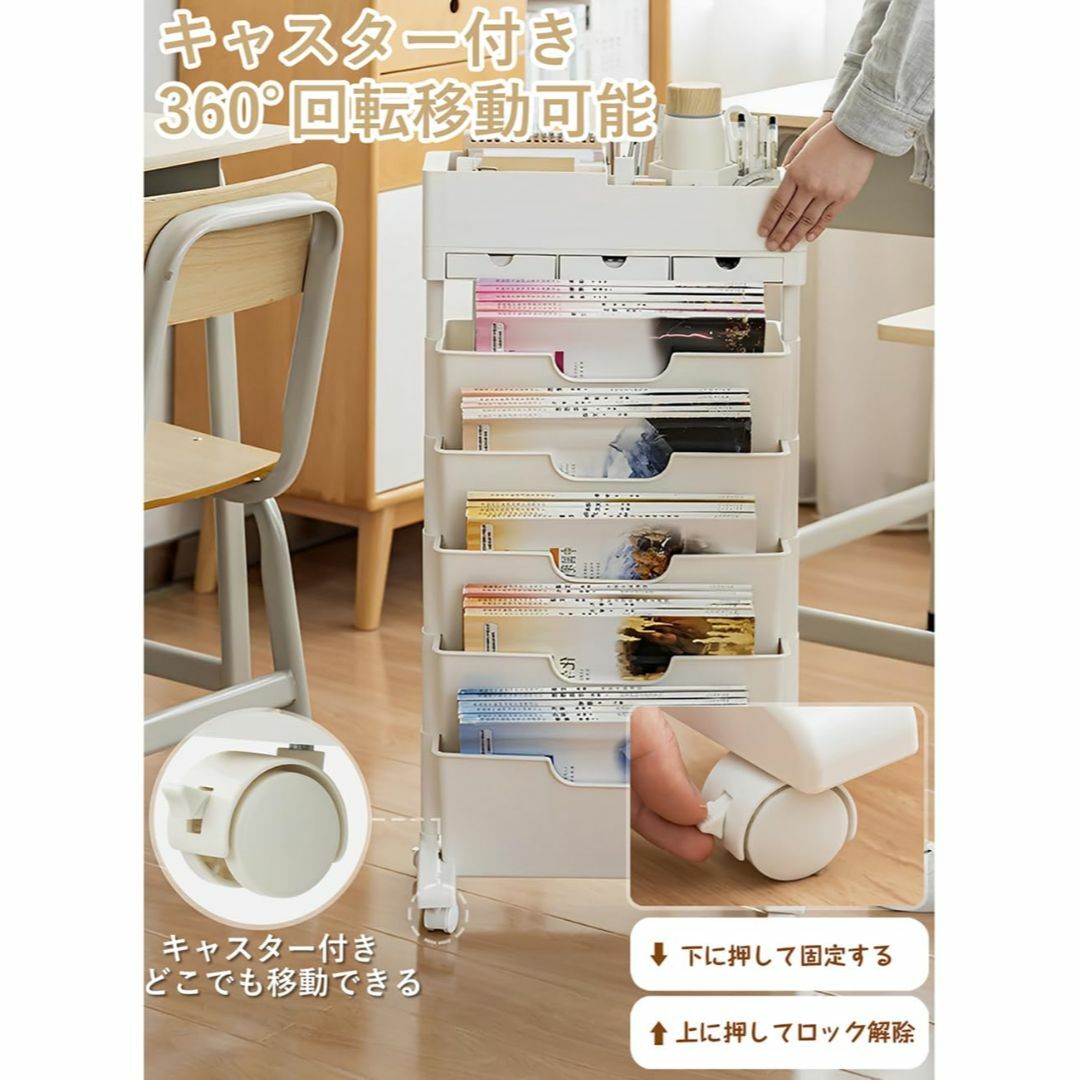 色:ホワイト】キッチンラックワゴン 書類収納 書類棚 収納棚 ブックシェルフ の通販 by mei's shop|ラクマ 色:ホワイト】キッチンラックワゴン 書類収納 書類棚 収納棚 ブックシェルフ の通販 by mei's shop|ラクマ