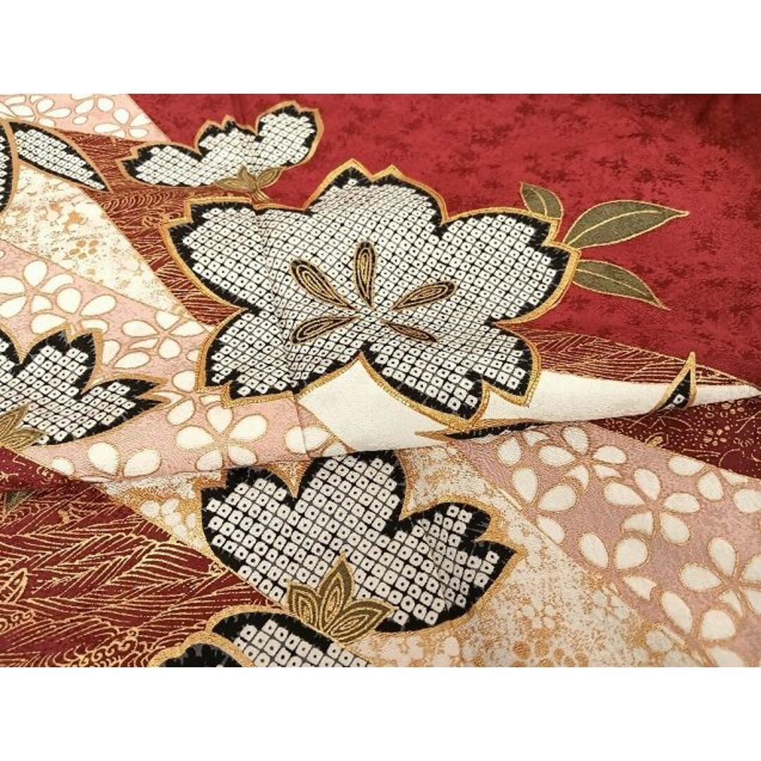 振袖 仮絵羽 渦巻く 千切屋 吉澤友禅 金駒 金彩 正絹 未仕立て品 振袖 仮絵羽 渦巻く 千切屋 吉澤友禅 金駒 金彩 正絹 未仕立て品