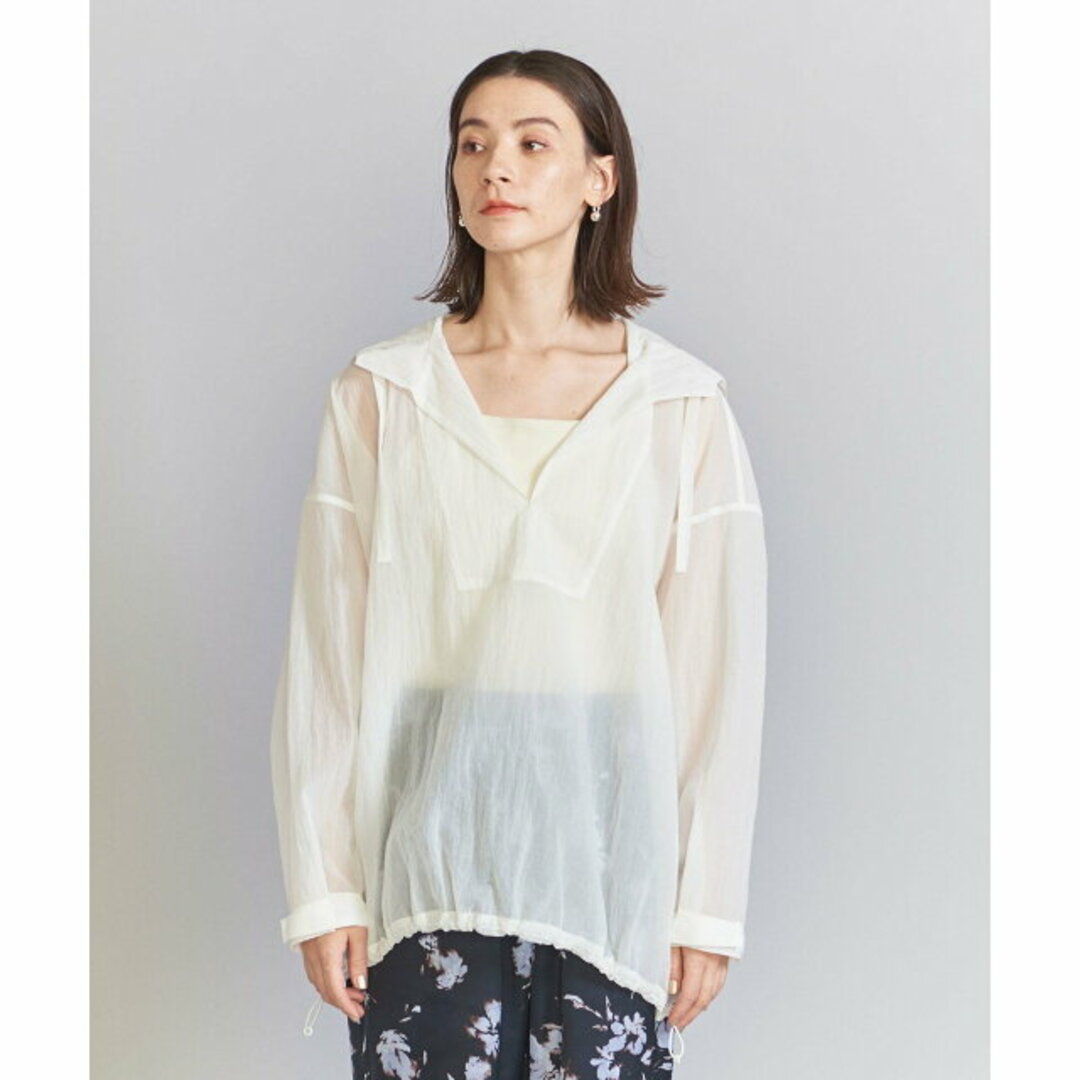 BEAUTY&YOUTH UNITED ARROWS - 【WHITE】ナイロン アノラック BEAUTY&YOUTH UNITED ARROWS - 【WHITE】ナイロン アノラック