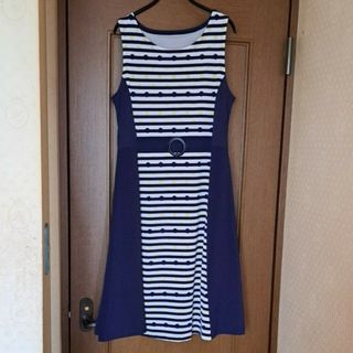 garland ferris ガーランドフェリス【M】ひざ丈ワンピース 花柄