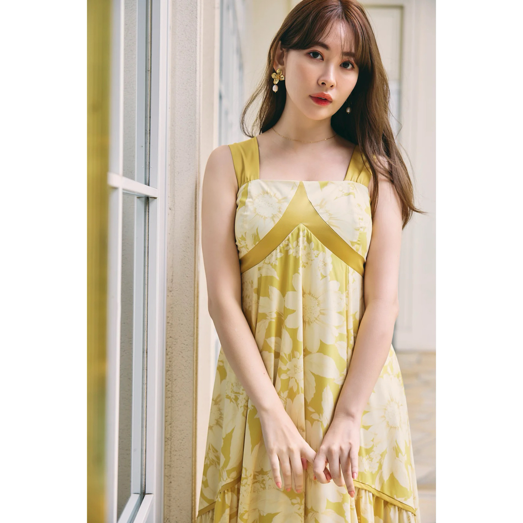 Her lip to - Mallorca Back Ribbon Floral Dressの通販 by Her lip to - Mallorca Back Ribbon Floral Dressの通販 by