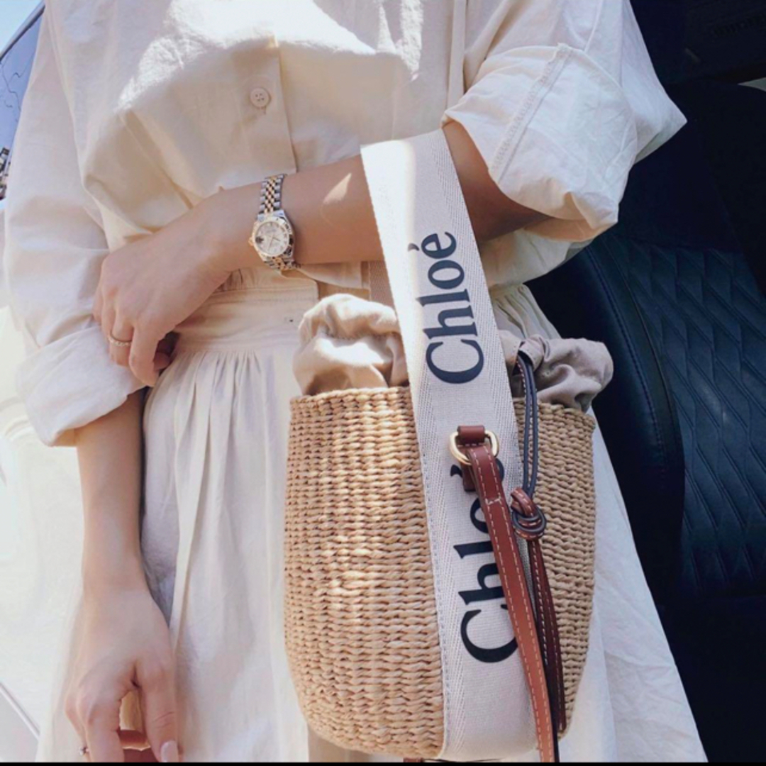 Chloe - 10/20まで限定価格 クロエ かごバッグ woody スモール Chloe - 10/20まで限定価格 クロエ かごバッグ woody スモール