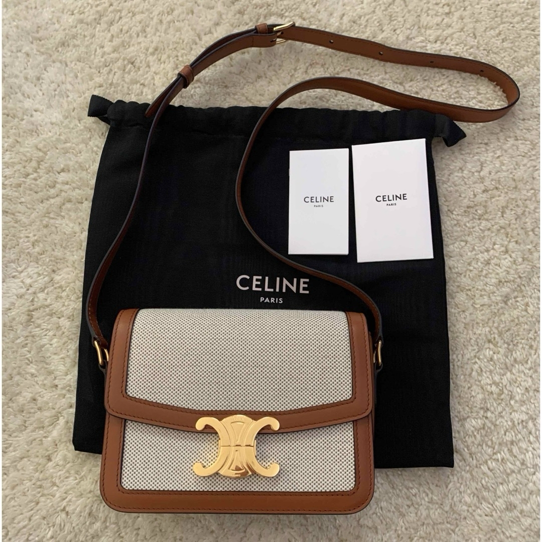 CELINE - CELINE セリーヌ ティーントリオンフ バッグ CELINE - CELINE セリーヌ ティーントリオンフ バッグ