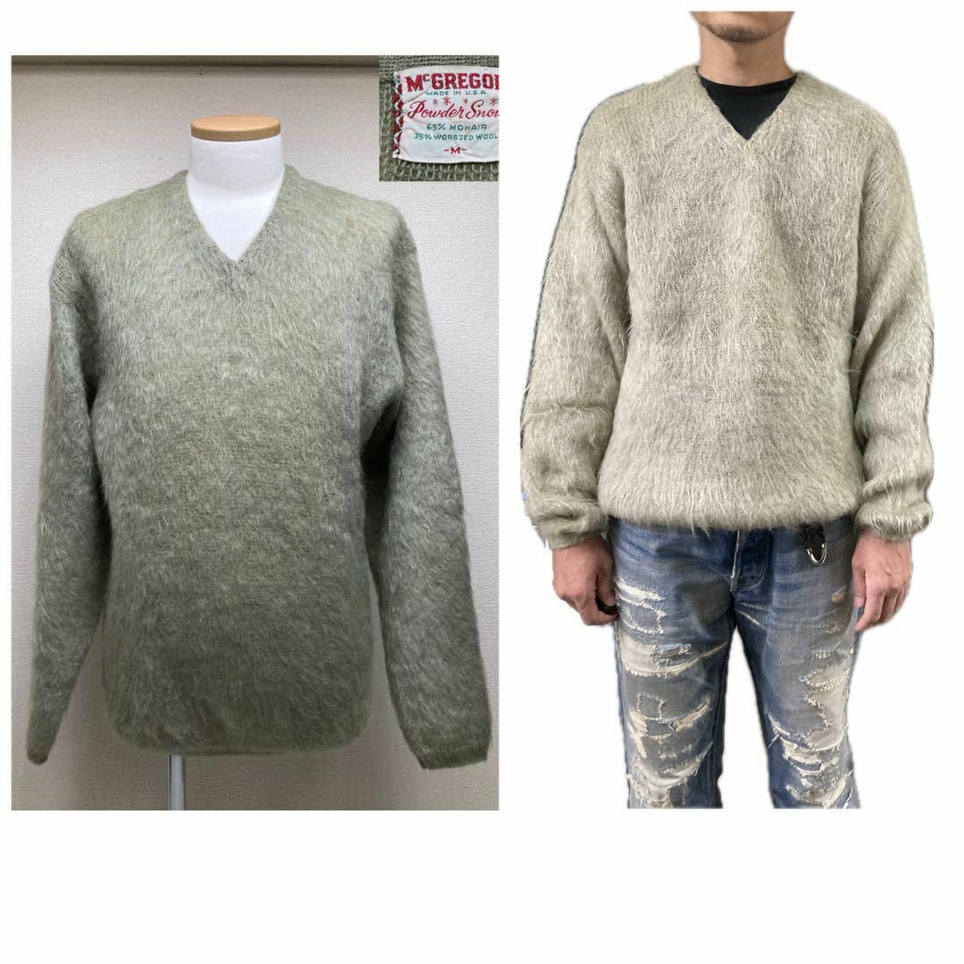 1960s 飛び掛っ モヘア カーディガン McGREGOR カートコバーン 1960s 飛び掛っ モヘア カーディガン McGREGOR カートコバーン