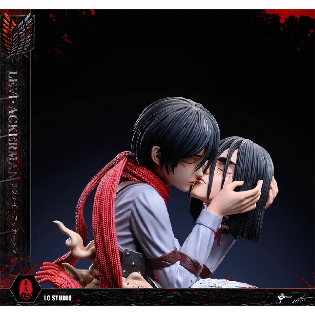 進撃の巨人 エレン&ミカサ フィギュア ガレージキット 進撃の巨人 エレン&ミカサ フィギュア ガレージキット