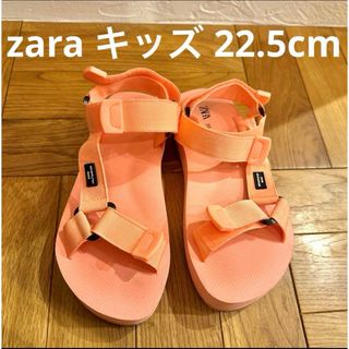 ZARA KIDS - 新品☆ZARA ザラ フラットソールサンダル キッズの ZARA KIDS - 新品☆ZARA ザラ フラットソールサンダル キッズの