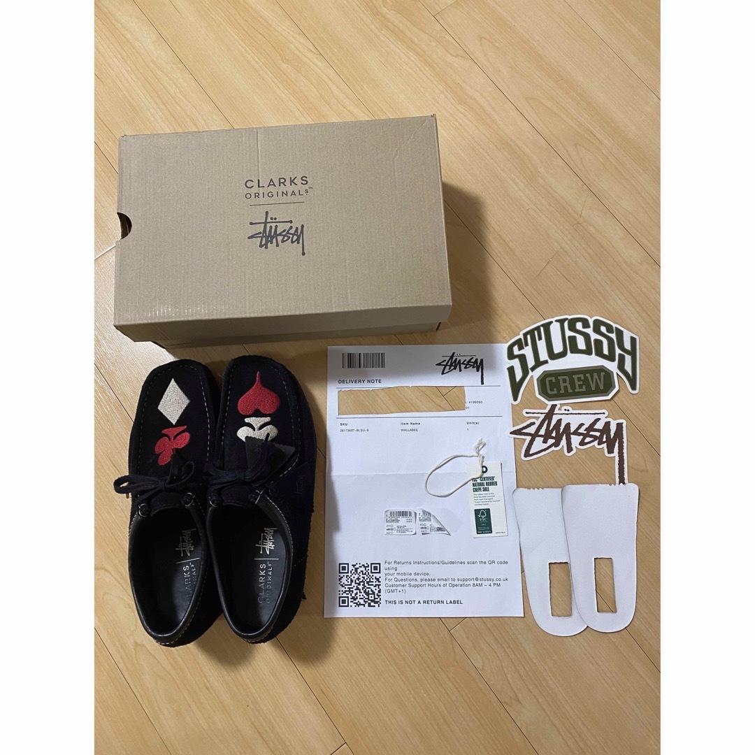 STUSSY - STUSSY Clarks wallabee ステューシー クラークス 26.5 STUSSY - STUSSY Clarks wallabee ステューシー クラークス 26.5