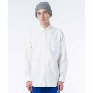 ラコステ(LACOSTE)の【ホワイト】ヘビーウェイト オーバーサイズ ウォッシュドオックスフォードBD長袖シャツ(その他)
