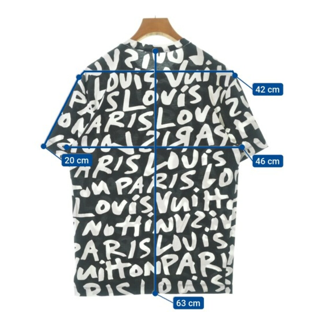 LOUIS VUITTON - LOUIS VUITTON Tシャツ・カットソー XXS 黒x白 LOUIS VUITTON - LOUIS VUITTON Tシャツ・カットソー XXS 黒x白