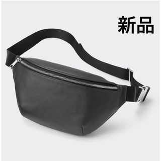 ジーユー(GU)の【新品】リアルレザーボディバッグ　GU 本革　 ウエストバッグ ボディバッグ (ボディーバッグ)