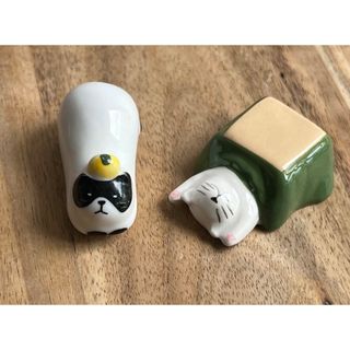 【新品】猫の箸置き(2つ)(食器)