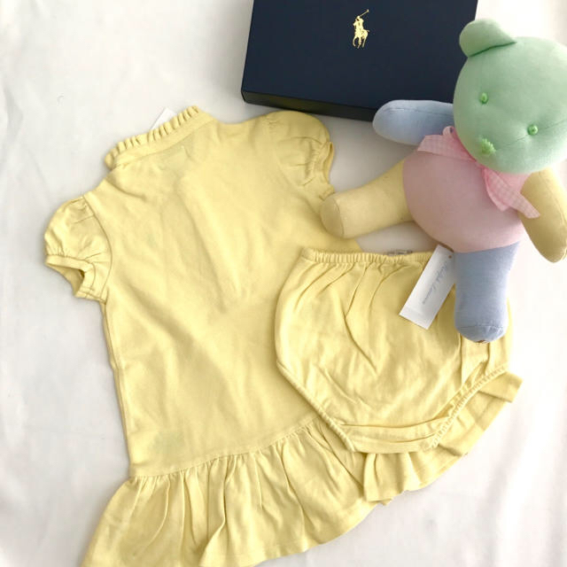 Ralph Lauren(ラルフローレン)の新品 ラルフローレン フリル襟ワンピース キッズ/ベビー/マタニティのキッズ服女の子用(90cm~)(ワンピース)の商品写真