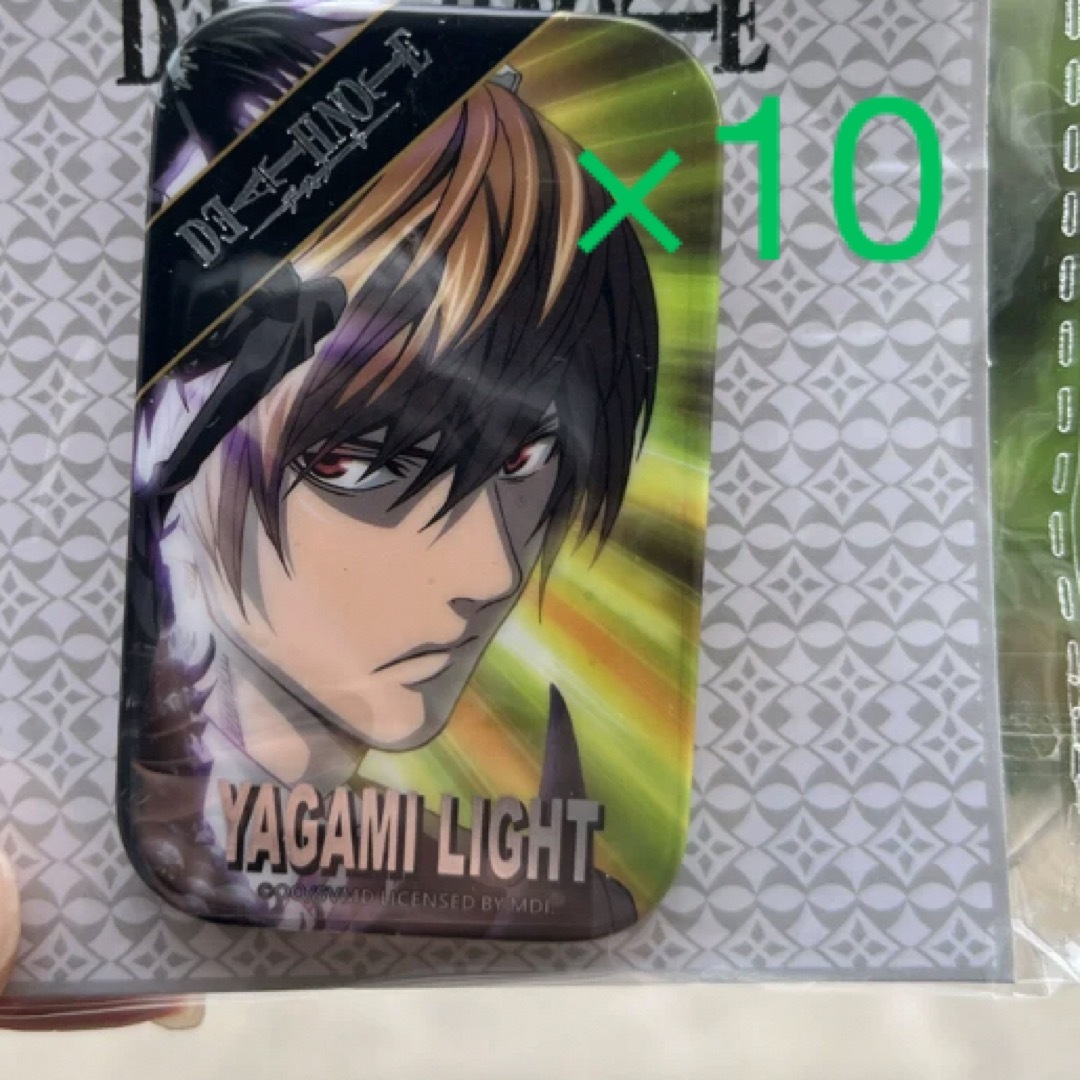 DEATH NOTE デスノート 中国限定 夜神月 バッジ 2 DEATH NOTE デスノート 中国限定 夜神月 バッジ 2