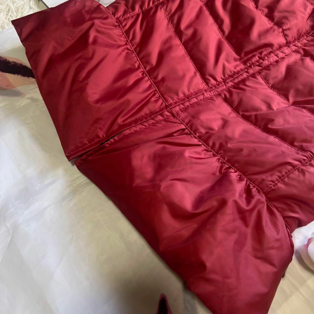 美品】M´S GRACY ダウンベスト 赤 38 ペプラム 美品】M´S GRACY ダウンベスト 赤 38 ペプラム