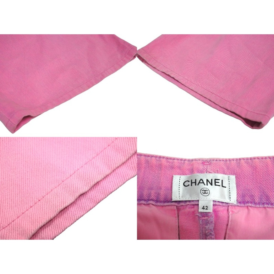 CHANEL - CHANEL シャネル ワイドデニムパンツ P70662V62122 CHANEL - CHANEL シャネル ワイドデニムパンツ P70662V62122