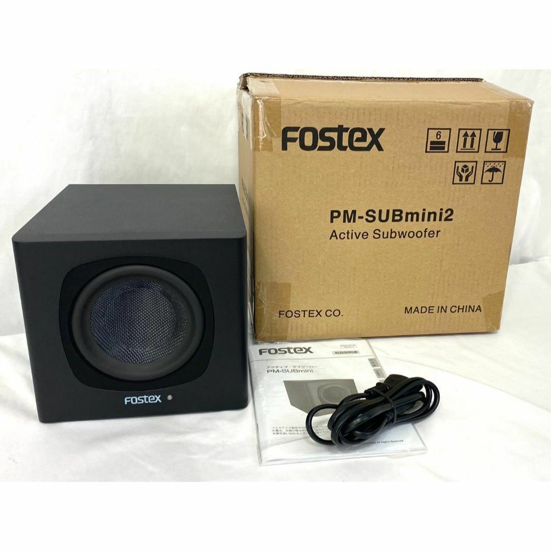 FOSTEX アクティブ・サブウーハー PM-SUBmini2 目新しい FOSTEX アクティブ・サブウーハー PM-SUBmini2 目新しい
