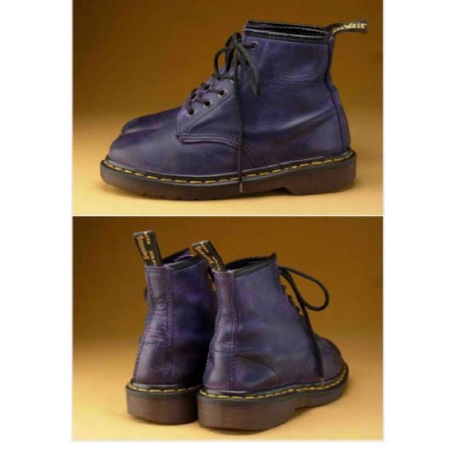 Dr.Martens(ドクターマーチン)のドクターマーチン 6ホール 紫＊値下げ‼ レディースの靴/シューズ(ブーツ)の商品写真