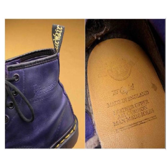 Dr.Martens(ドクターマーチン)のドクターマーチン 6ホール 紫＊値下げ‼ レディースの靴/シューズ(ブーツ)の商品写真