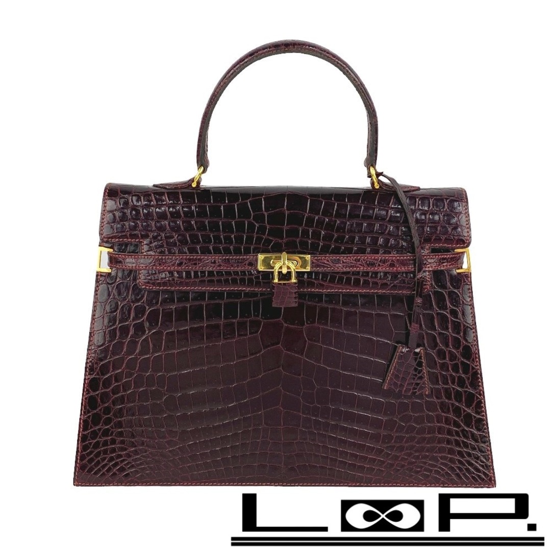 MORABITO - □美品□ モラビト スカラ 34 ハンド バッグ クロコ MORABITO - □美品□ モラビト スカラ 34 ハンド バッグ クロコ